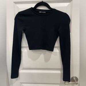 Zara cropped long sleeve